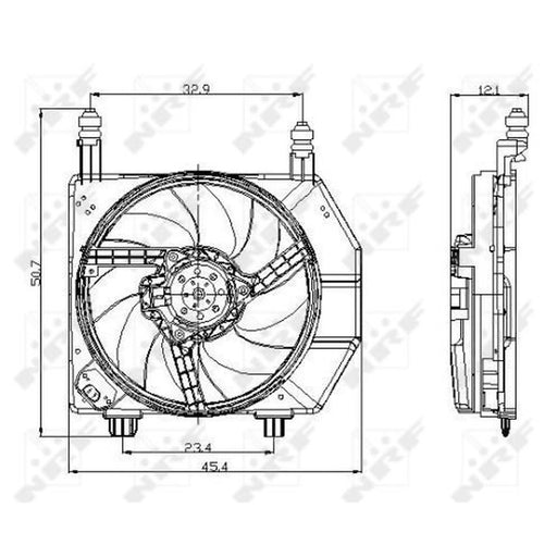 NRF Engine Cooling Fan 47077