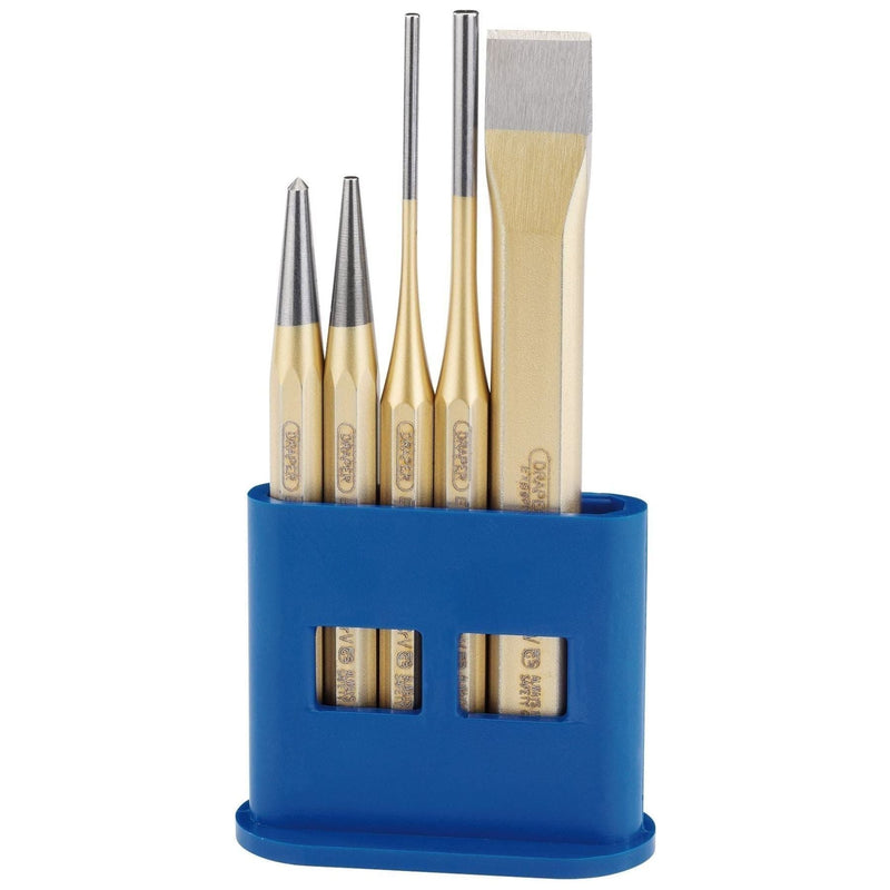 Draper Chisel and Punch Set (5 Piece) 13042 Draper  - Town Parts