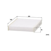 MANN-FILTER Cabin Air Filter (Pollen Filter) below the CU 25 007