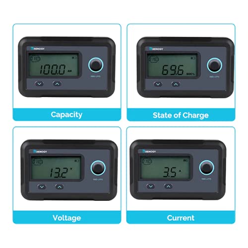 Renogy Monitoring Screen for Smart Lithium Battery Series - Dyna-mo Solar - Van Life Living