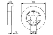 Bosch 0986479A51 Brake Disc
