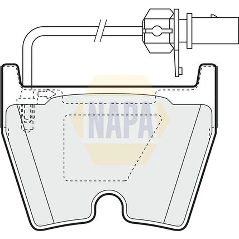 NAPA Front Brake Pad Set NBP2801