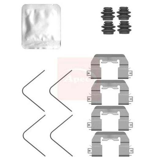 Apec Brake Pad Accessory Fitting Kit Front KIT1565
