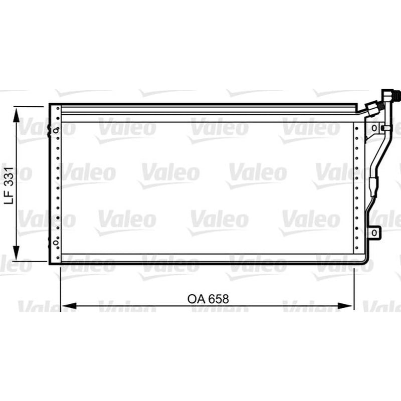 Valeo Air Conditioning Condenser 814292