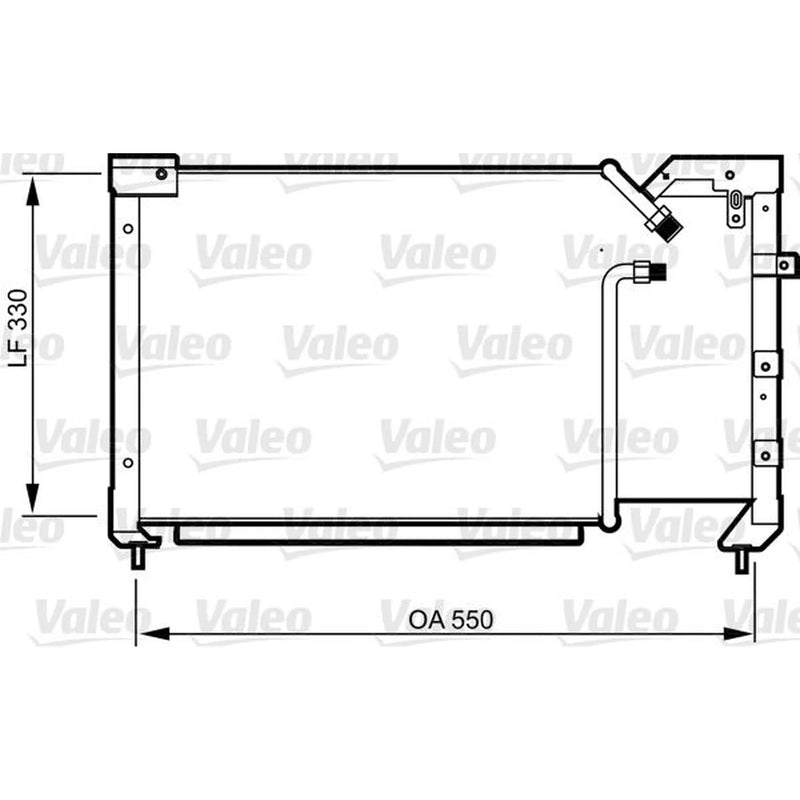 Valeo Air Conditioning Condenser 814281