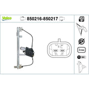 Valeo Electric Window Regulator Lifter Right Front 850217