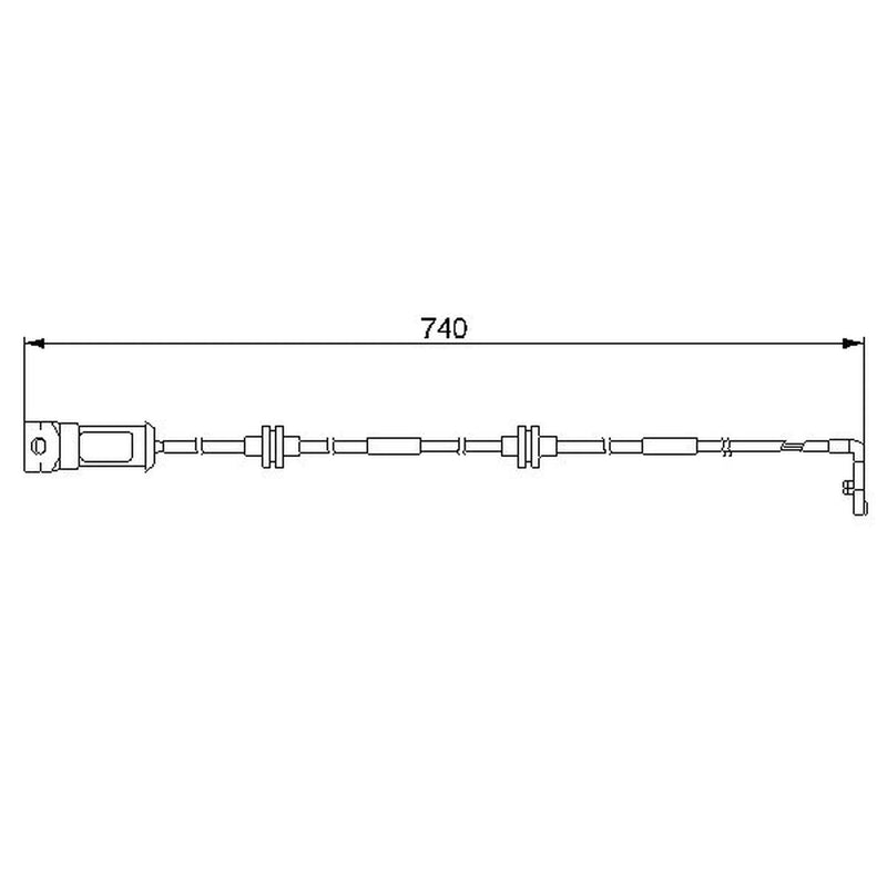 Bosch Brake Pad Wear Sensor Front 1 987 474 933
