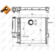 NRF Engine Radiator 50565