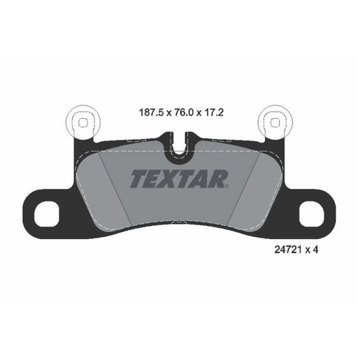 Textar Rear Brake Pad Set 2472101