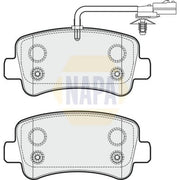 NAPA Rear Brake Pad Set NBP1012