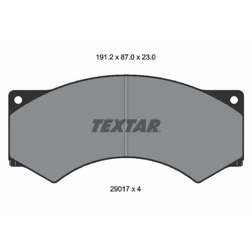 Textar Front Brake Pad Set 2901703