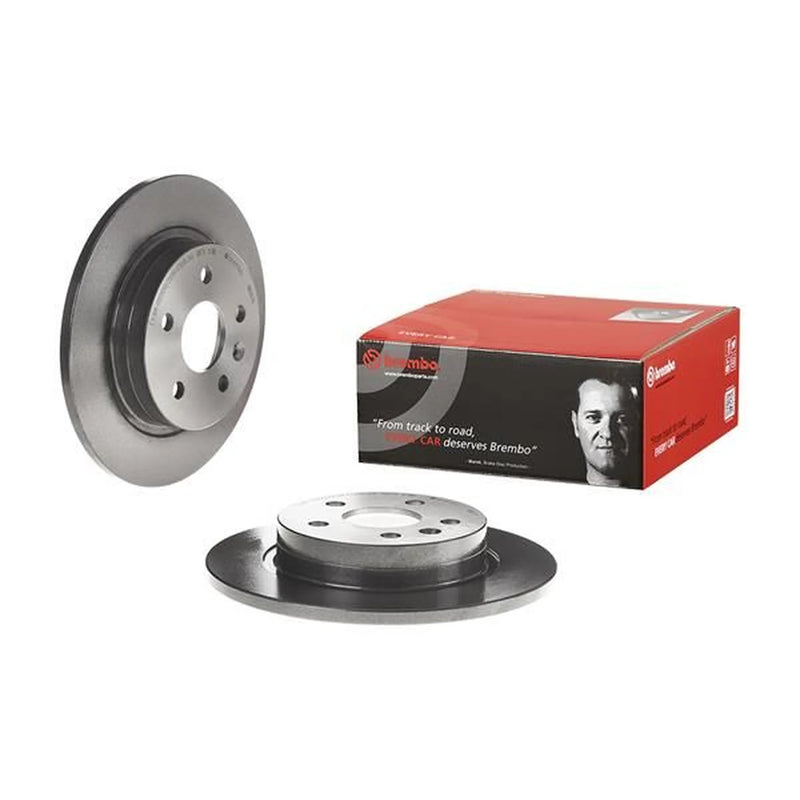Brembo 2 x Solid Rear Brake Discs 08.B357.11-x2