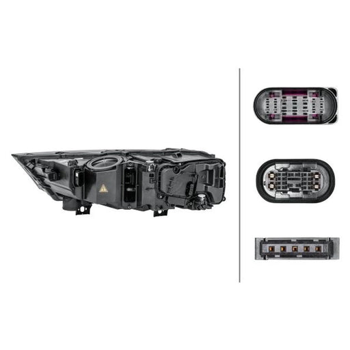 Hella Headlight Headlamp LED Right 1ZS 354 841-041