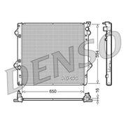 Denso Engine Radiator DRM50036