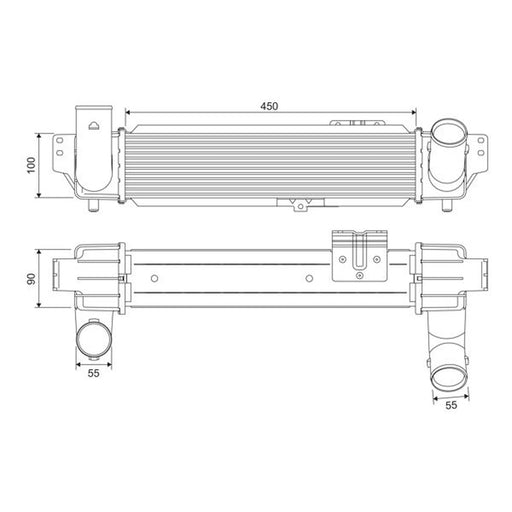 Valeo Intercooler (Charge Air Cooler) 818382