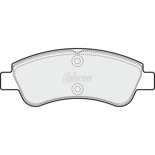 Fahren Front Brake Pad Set fits Citroën Ami 2020 on