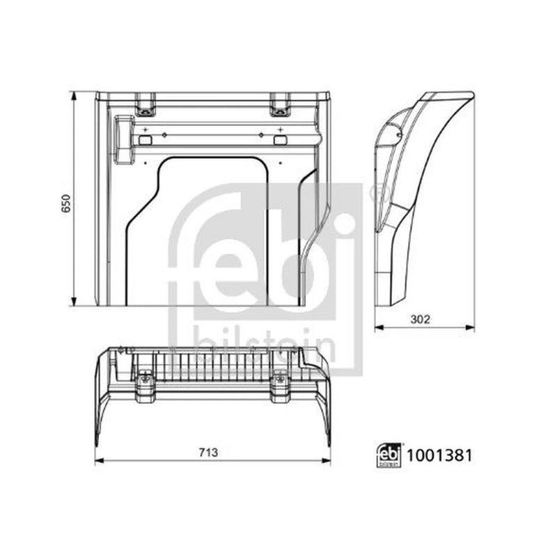 Febi Wing Wide High 1001381