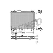 Denso Engine Radiator DRM47008