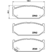 DON Front Brake Pad Set PCP2129