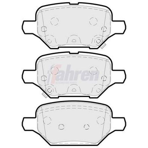 Fahren Rear Brake Pad Set