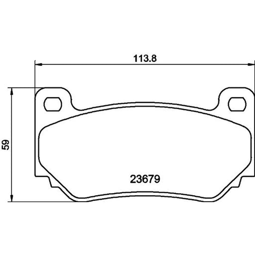 Mintex Front Brake Pad Set MDB2176