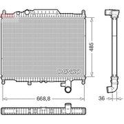 Denso Engine Radiator fits Land Rover Discovery IV 2009-2018 3.0