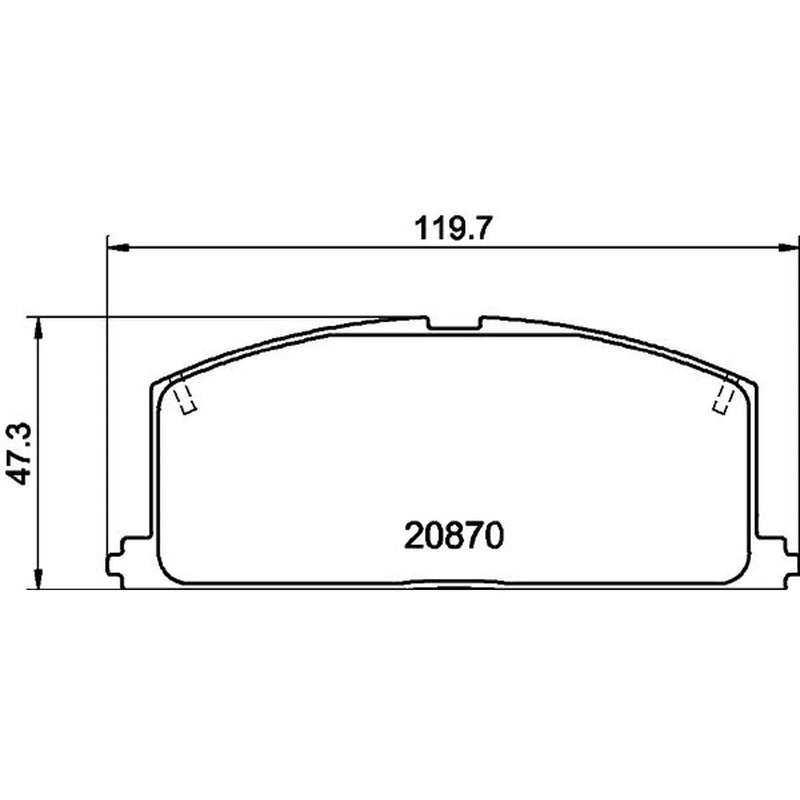 Mintex Front Brake Pad Set MDB1251