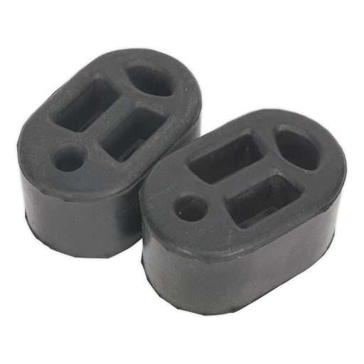 Sealey Exhaust Mounting Rubbers L70 x D45 x H37 (Pack of 2) EX01 Sealey  - Town Parts