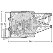 Denso Engine Cooling Fan DER09101