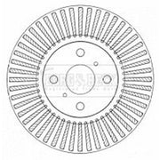 Borg & Beck 2 x Vented Front Brake Discs BBD4560-x2