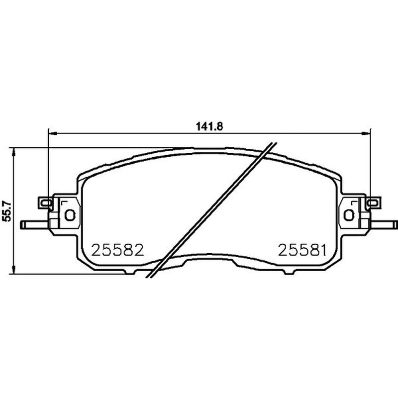 Mintex Front Brake Pad Set MDB3774