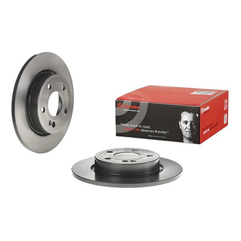 Brembo 2 x Solid Rear Brake Discs 08.D758.11-x2