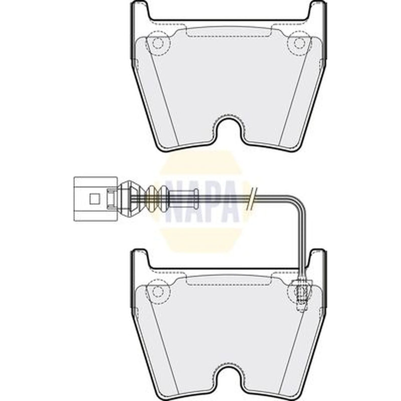 NAPA Front Brake Pad Set NBP2003