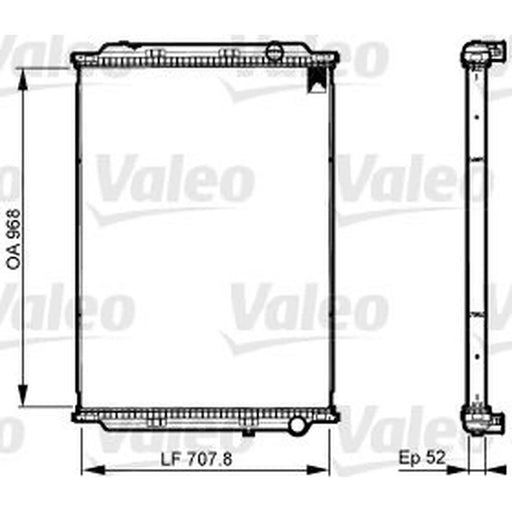 Valeo Radiator Core Assembly 733524