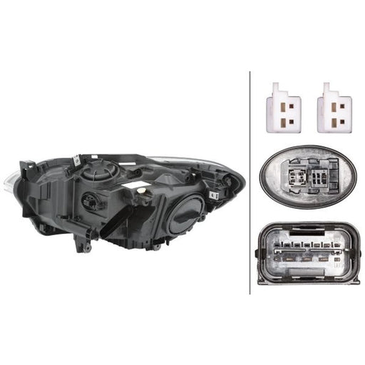 Hella Headlight Headlamp D1S (gas discharge tube) Right 1LL 010 741-581