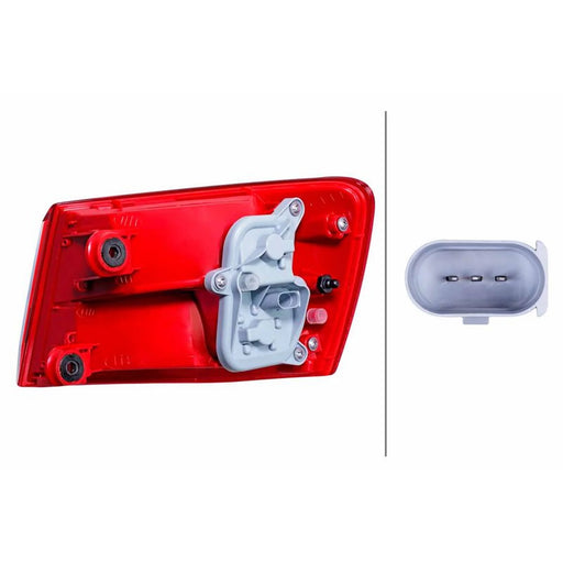 Hella Tail Light / Lamp Socket Bulb Left 2SD 354 890-011