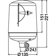Hella Rotating Beacon Wide High 2RL 008 060-101