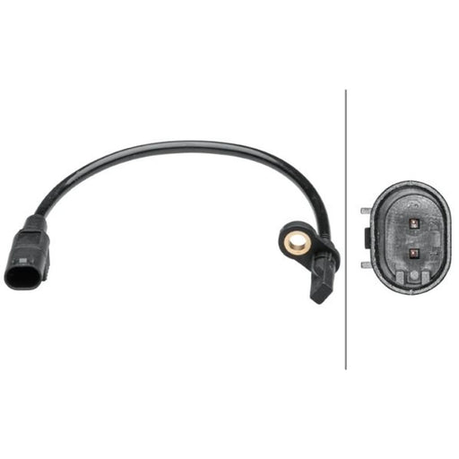 Hella ABS Wheel Speed Sensor Rear 6PU 012 679-551