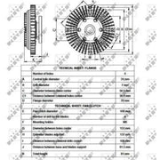 NRF Radiator Fan Clutch 49550
