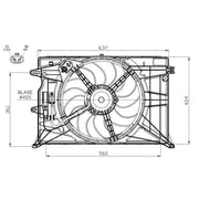NRF Engine Cooling Fan 47948