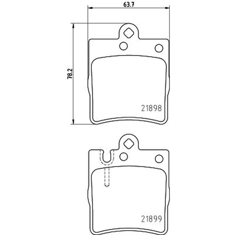 Mintex Rear Brake Pad Set MDB1991