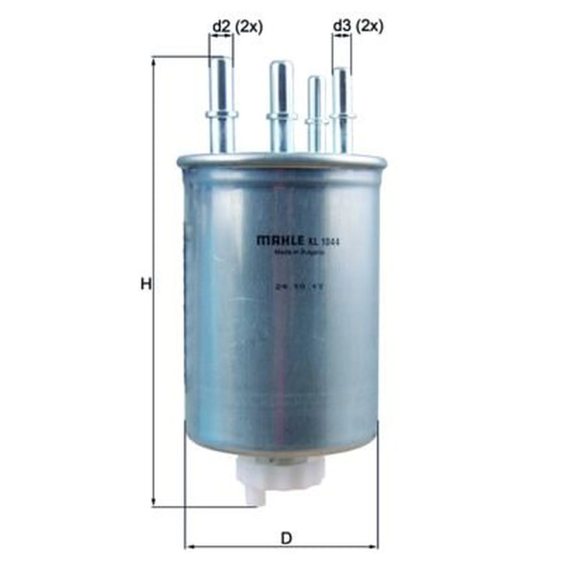 Mahle Fuel Filter Element KL 1044
