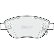 Fahren Front Brake Pad Set fits Opel Corsa D 2006-2014 1.3