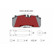 Textar Brake Pad Set 2932005