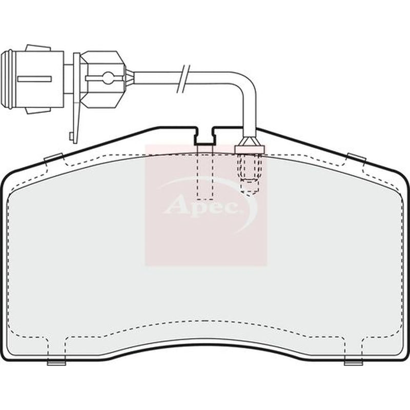 Apec Front Brake Pad Set PAD1296