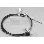 Borg & Beck Handbrake Cable Left Rear BKB2639
