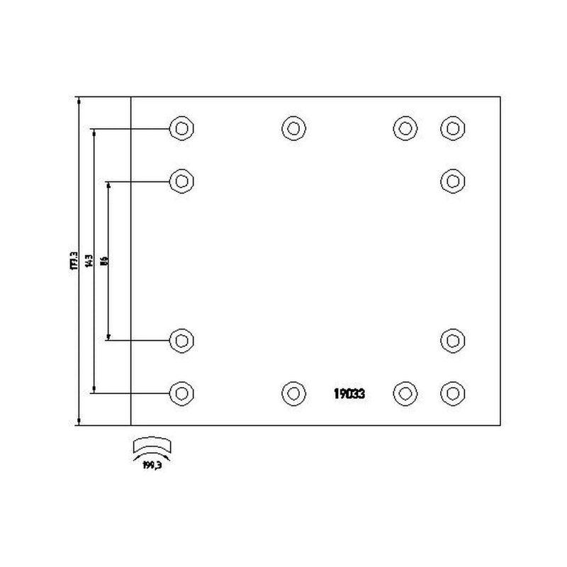 DON Don Cv Brake Lining Set RW34351Y7329