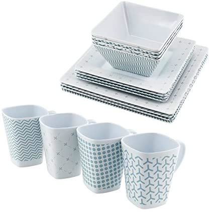 Ronde Milda Melamine Set (12Pcs) 15938866 - Planete Plein Air - Van Life Living