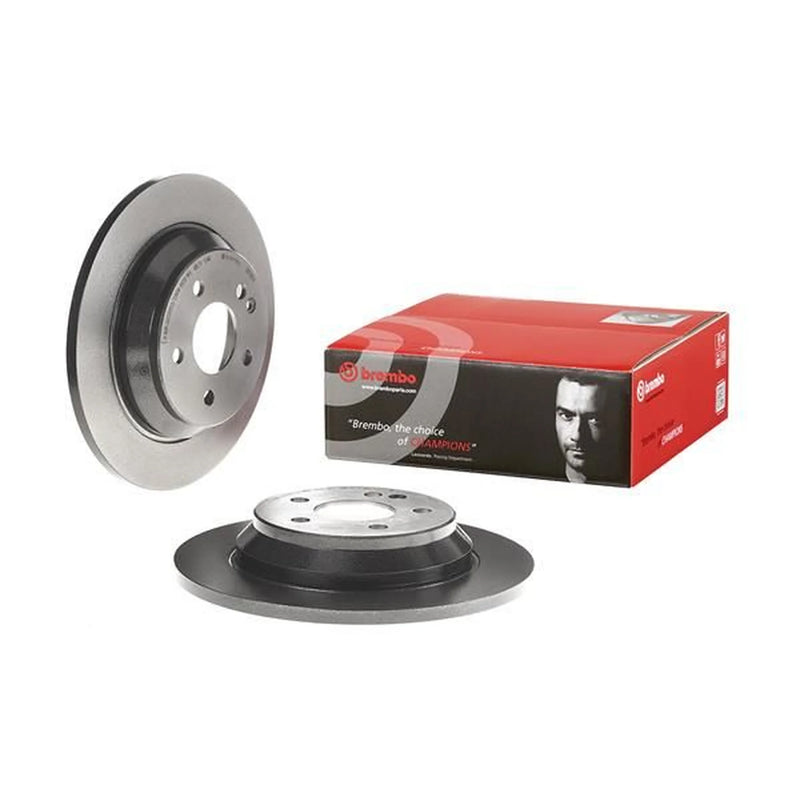 Brembo 2 x Solid Rear Brake Discs 08.C065.11-x2