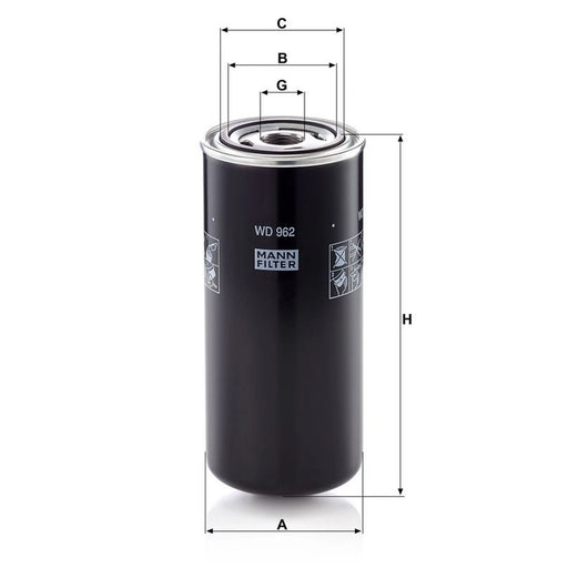 MANN-FILTER Automatic Transmission Hydraulic Filter WD 962